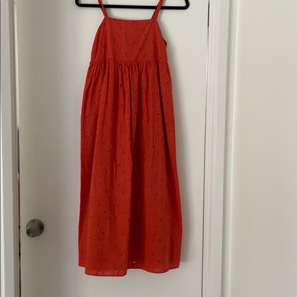 Madewell Eyelet Summertime Midi Dress - Picture 2 of 5